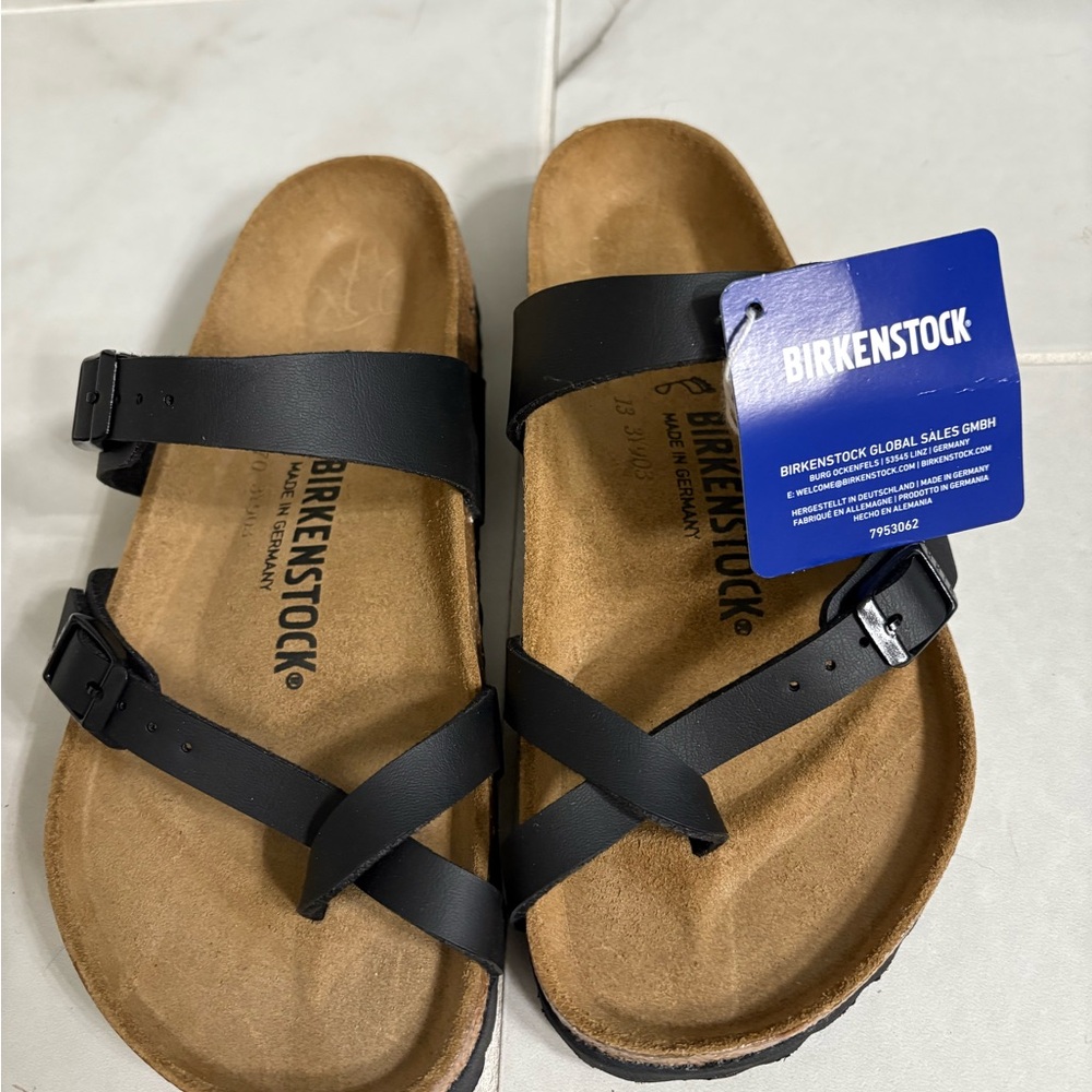 New with tags Birkenstock Black Mayari Sandals size 37 (size 6- 6.5) - Picture 2 of 3